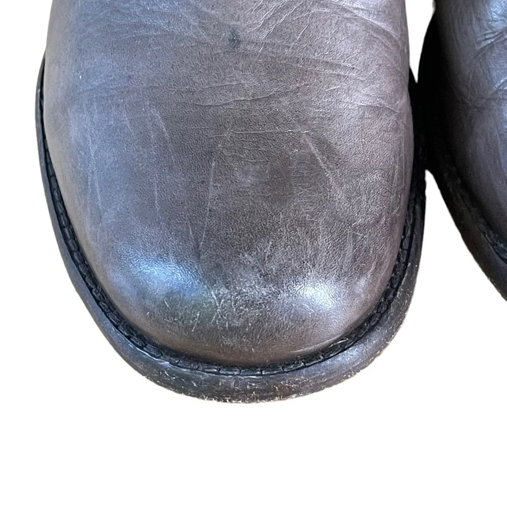 Frye Phillip Riding Brown Leather Boot - Picture 8 of 16